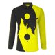 thumbnail image 1 of Camisas De Vestir Para Hombre Azul Blusa de hombre TopsO Neck Party camiseta elegante (Yellow, XXL), 1 of 5