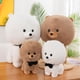 thumbnail image 3 of Animales de peluche de cachorro - Peluches de perro de peluche - 30 cm (marrón) JM, 3 of 5