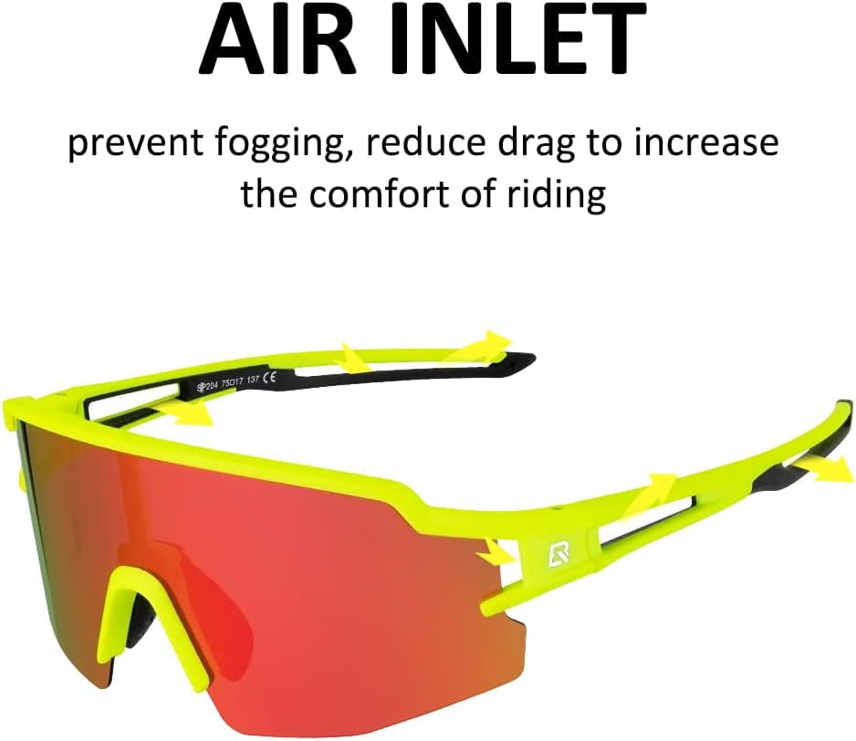 ROCKBROS Photochromic Sports Sunglasses for Men Women Cycling UV Protection