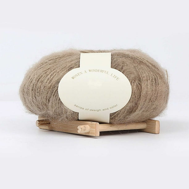 Hielo de Lana para Tejer a Mano de Ganchillo de Pelo de Bebé Bola de Bufanda, Sombrero Y Suéter Hecho de Mohair Hielo de Bebé para el Ganchillo