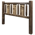 thumbnail image 5 of Homestead Collection Twin Headboard w/ Laser Engraved Moose Design, Stain & Clear Lacquer Finish, 5 of 5