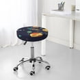 thumbnail image 7 of Daiia Space Stool Covers Round,Round Bar Stool Covers Waterproof Bar Chair Covers Washable Stool Cushion Slipcover for 12-14 Inch Chair-14 inch, 7 of 7