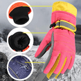 thumbnail image 3 of Guantes de invierno cálidos para clima frío guantes de esquí para nieve Snowboard, 3 of 5