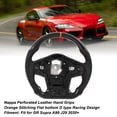 thumbnail image 4 of Volante De Carreras, Volante De Fibra De Carbono, Orificios Para Palanca De Cambios, Costuras Naranjas Para GR Supra A90 J29 2020 A 2024, 4 of 7