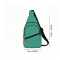 thumbnail image 3 of Sling Bag Crossbody Chest Bag Lightweight Daypack Travel Hiking Backpack Multipurpose Shoulder Pack with Water Resistant Oxford Fabric and Multiple Pockets for Outdoor Sports Commuting Gym, 3 of 6