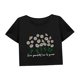 thumbnail image 4 of Camiseta casual de verano con cuello redondo para mujer, para oficina, playa, trabajo, vacaciones, viajes L, 4 of 7