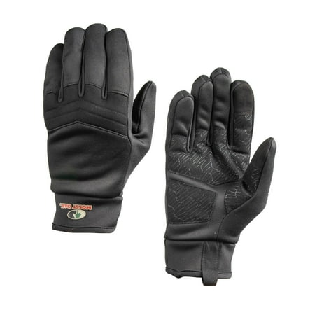 Mossy Oak Men s Black Midweight Gloves up to Size L/XL