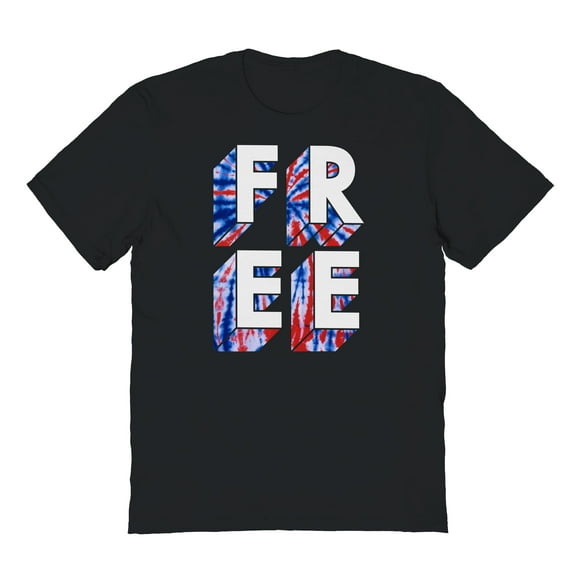 Americana Tsc Free Tee Graphic Black Men's Cotton T-Shirt