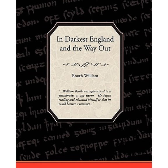 In Darkest England and the Way Out (Paperback)