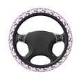 thumbnail image 3 of Fotbe Orchids Flowers Steering Wheel Cover Universal 15 in Car Accessories for Men Women,Steering Wheel Protector Comfortable Protective Case for SUV Sedan Decor, 3 of 8