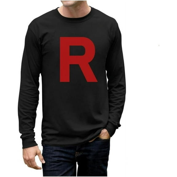 Tstars Rocket Inspired Shirt Halloween Costume Men's Long Sleeve Tshirt