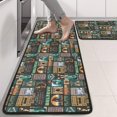 thumbnail image 2 of Kitchen Rugs Sets Of 2,Multicolor Bigfoot and Text Pattern Anti Fatigue Kitchen Mat Rugs Non Slip Washable,Decorative Kitchen Floor Mats for Kitchen,Sink,Laundry,17"x47"+17"x47", 2 of 5