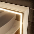 thumbnail image 5 of HAUSCHEN HOME 32x24 inch LED Lighted Medicine Cabinet with Mirror, Moisture-Resistant Wood, Stepless Dimmable, 3000K/5500K, Defogger, Adjustable Shelf, Flat-Pack Design – Assembly Required, 5 of 10