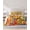 White, variant on 4 Piece Full Sheet Set Thanksgiving Sheets Set for Full Size Bed, Breathable Soft Microfiber Bed Sheets Cooling Vintage Pumpkin Autumn Sunflower Maple Leaf Fitted Sheet Deep Pocket, Pillowcases