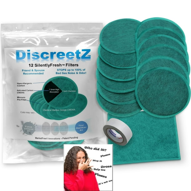 Effective Flatulence Gas Relief Eliminators. Filters Odor & Noise Up to