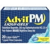 Advil PM Pain Reliever/Nighttime Sleep-Aid Liqui-Gels (Pack of 6)