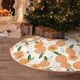 thumbnail image 5 of Rateoe Peaches Pattern Christmas Tree Skirt with Ties , Christmas Tree Decorations, Farmhouse Christmas Decor Xmas Holiday Decorations-30", 5 of 6