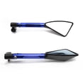 thumbnail image 3 of Juego De espejos para motonetas Kinlley azul 14 cm, 3 of 3