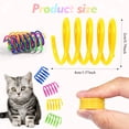 thumbnail image 3 of 4PC Colorful Spring Cat Toys Bouncy Interactive Coils for Kittens Durable Chew Self-Play Teaser Toy Set for Indoor Cats, 3 of 9