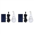 thumbnail image 5 of 2X Luz Solar LED PortáTil 15W Bombilla LED LáMpara USB Recargable con EnergíA Solar Exterior / Interior Viaje Camping JardíN Luz, 5 of 5