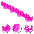 thumbnail image 1 of Beauty Makeup Brush Organizer Rack with Suction Cup for Storage Black Silicone Compact Size, 1 of 8