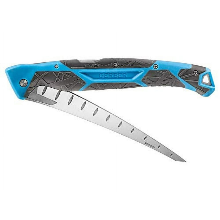 Gerber Controller Folding Fillet Knife, Saltwater, Blue 