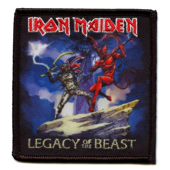 Official Iron Maiden Patch Legacy of the Beast Sublimated Embroidery Iron On