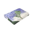 thumbnail image 6 of Kll Fleece Blanket Plush Throw Blanket Vintage Flower,Soft Fuzzy Cozy Flannel Blanket For Couch Sofa Bed.(80"X60"), 6 of 9