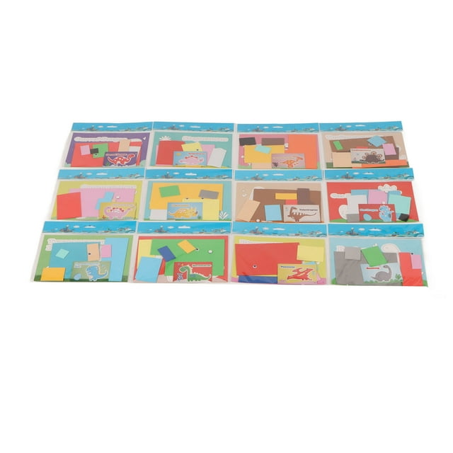 DIY Kids Handmade Stickers 3D EVA Foam Sticker Toy 3D EVA Foam Sticker Puzzle Game And Learning Toy For Toddler Kids