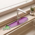 thumbnail image 1 of Diatomaceous Earth Sink Mat 10x38cm, Fast Absorbing Splash Guard for Kitchen and Bathroom Faucets, Non-Slip Countertop Protector Mat, 1 of 7