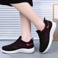 thumbnail image 2 of CAIXAI Low Top Walking Shoes Wide Toe Box Sneakers Women Lightweight Mesh Knitted Woven Walking Sneakers for Women -On Arch Support Mary Jane Shoes Women Hands-Free Barefoot Shoe, 2 of 8