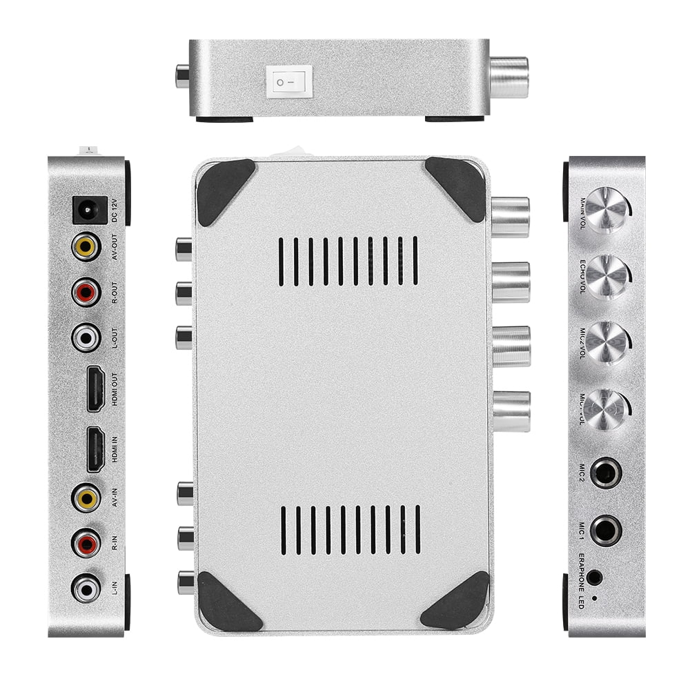 Nishore Sound Mixer,Portable Stereo With Dual Amplifier With Dual 4k/2k Amplifier With Stereo Audio 4k/2k Eryue Sound Mer Portable Baoe Buzhi