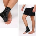 thumbnail image 4 of Ankle Support Printed Breathable Knitted Compression Foot Sleeve Heel Cover Socks Protective Wrap Support Pain Relief 526 (Size : Small), 4 of 6