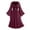 04 Wine, variant on Fewfanhot Fall Dresses for Women Medieval Renaissance Dress Halloween Vintage Bride Dress For Women