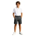 thumbnail image 5 of fatyb Kids Casual Shorts Boys Girls School Uniform Shorts with Pockets Elastic Waist Summer Pull on Shorts, 5 of 6