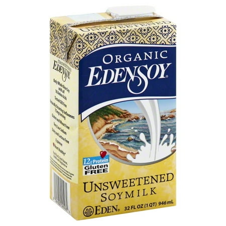 Eden Foods Organic Unsweetened Edensoy, 32 Oz