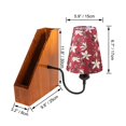 thumbnail image 3 of Kiven Cordless Bookshelf Lamp, Rechargeable Bookcase Lighting,Farmhouse Decorative Nightstand Storage Box with LED Light, Cordless Table Lamp for Bedside Bookshelf Cabinet DZ0375-B, 3 of 7