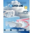thumbnail image 3 of Gafas de natación Rantizon, 2 unidades, visión amplia, antivaho, UV, para adultos, 3 of 7