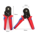 thumbnail image 3 of Crimping Tool Set Crimp Wire Plier Tools With 1200pcs Wire Ferrule Terminals Kit, 3 of 12