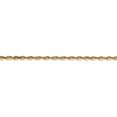 thumbnail image 6 of Auriga Fine Jewelry 10K Yellow Gold 2.25mm Extra-Light Rope Chain Bracelet 7" for Women, 6 of 6