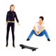 thumbnail image 3 of Figura masculina femenina en miniatura, figuras de personas pintadas a mano 1:64, figura de personaje deportivo Diorama para diseño de mesa de arena, 3 of 9
