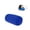 Blue, variant on Round Cylinder Foam Particle Throw Pillow Soft Neck Support Bolster Pillow Portable Office Desk Nap Head Rest Cushion for Travel Home Sofa Bed