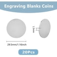 thumbnail image 2 of Stainless Steel Disc Metal Round Circle Plate Engraving Stamping Blank Flat Round Undrilled Blank, 2 of 9