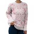 thumbnail image 5 of Automne et Hiver Nouveau Chandail de Tête de Flocon de Neige pour Femmes du Commerce Extérieur, 5 of 5
