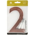 thumbnail image 2 of Architectural Mailboxes 3585AC-2 Solid Cast Brass 5 in. Antique Copper Floating House Number 0, 2 of 4