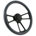 thumbnail image 1 of 57 All Mercury Cars Steering Wheel Kit 14" Black Muscle Steering Wheel Carbon Fiber Hydrodip Half Wrap, 1 of 3