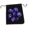 thumbnail image 1 of Dados de juego de mesa Acrílicos D10 D4 D12 Con Bolsa de Almacenamiento Sunnimix Azul, 1 of 8