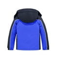 thumbnail image 2 of ZSHOW Boy's Waterproof Ski Jacket Fleece Winter Outdoor Snow Coat Hooded Raincoats(Blue,8), 2 of 3