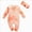 Orange 0626, variant on 0-3 Months Unisex Infant Baby Boy Girl Long Sleeve Button Romper One-Piece Jumpsuit Infant Baby Fall Winter Clothes for Newborn 0 3 6 Months,Yellow