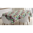 thumbnail image 1 of Orchids Tablecloth, Aquarelle Artwork Print Composition with Calla Lily Orchid and Monstera Leaves, Rectangular Table Cover for Dining Room Kitchen, 60 X 90 Inches, Multicolor, by Ambesonne, 1 of 3